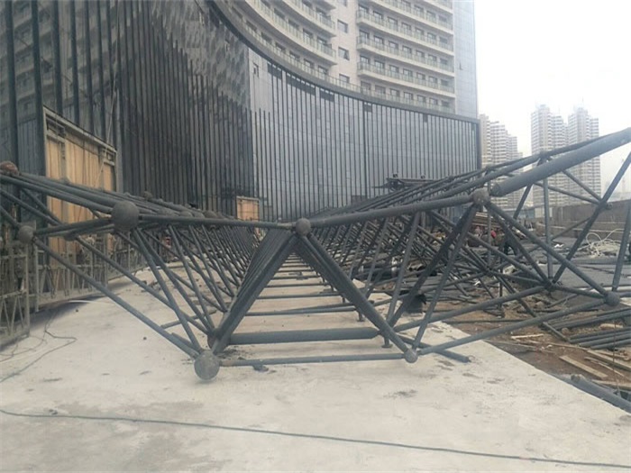 新郑万豪酒店雨棚网架